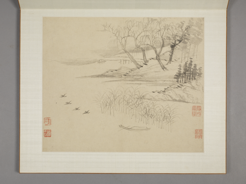 恽寿平山水花卉册, , Yun Shouping