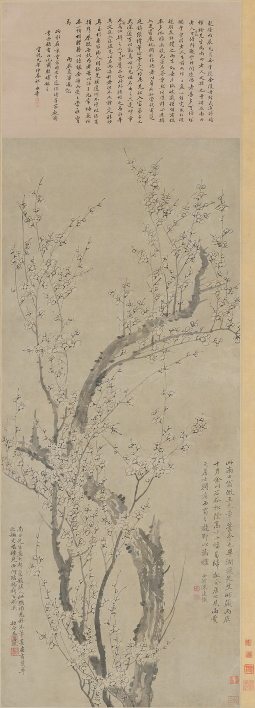 恽寿平墨梅轴, , Yun Shouping