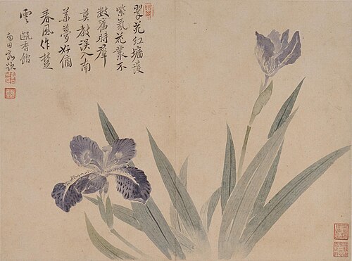 清 恽寿平 花卉册（八开）, 1685, Yun Shouping