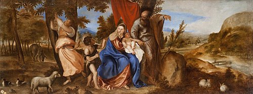Rest on the Flight into Egypt, 1800, Fernando de la Serna y Santander