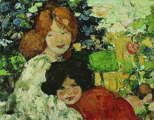 Two Sisters (Mother and Daughter), 1899, Bessie MacNicol
