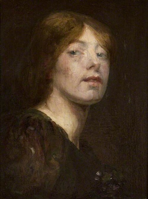 Self Portrait, 1893, Bessie MacNicol