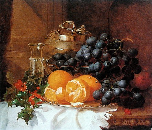 Nature morte de Noël., 1886, Eloise Henriet Stannard