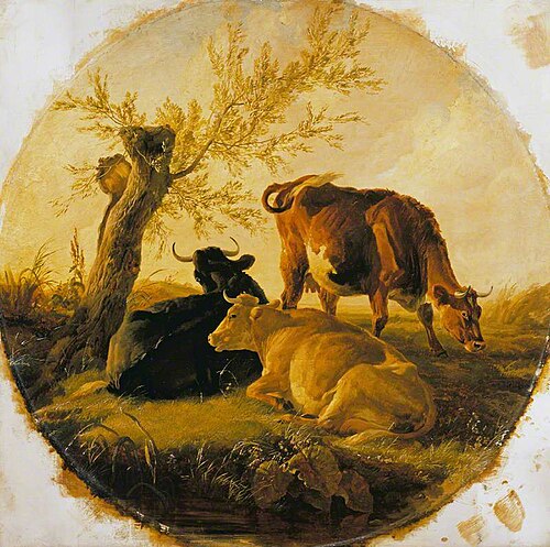 An Evening Scene, 1852, Thomas Sidney Cooper