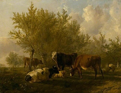 Cattle in a Landscape, 1832, Thomas Sidney Cooper