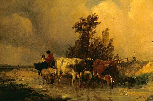 Landscape with Cattle, 1837, Thomas Sidney Cooper
