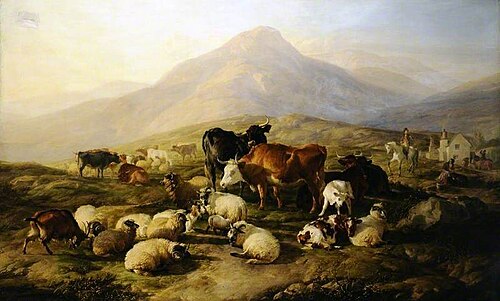 The Halt on the Hills, 1847, Thomas Sidney Cooper