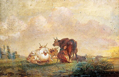 Milking Time, , Thomas Sidney Cooper