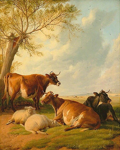Cattle and Sheep, 1850, Thomas Sidney Cooper