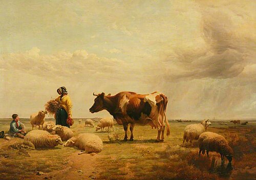 Heat Showers in August, 1857, Thomas Sidney Cooper