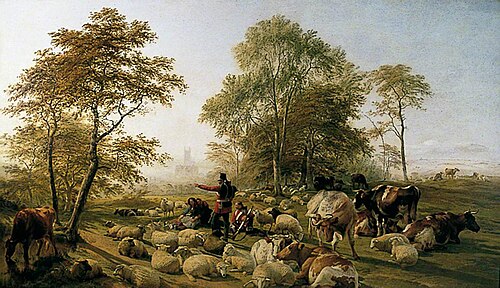 Canterbury Meadows, 1858, Thomas Sidney Cooper