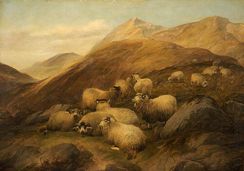 Mountain Sheep, 1862, Thomas Sidney Cooper