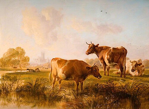 In the Canterbury Meadows, 1863, Thomas Sidney Cooper