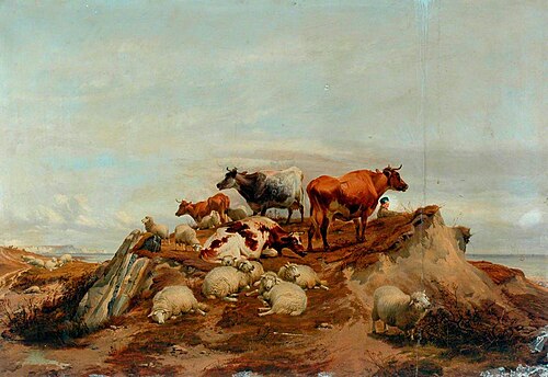 Cattle, 1865, Thomas Sidney Cooper