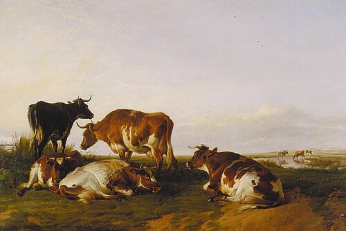 Landscape and Cattle, 1868, Thomas Sidney Cooper