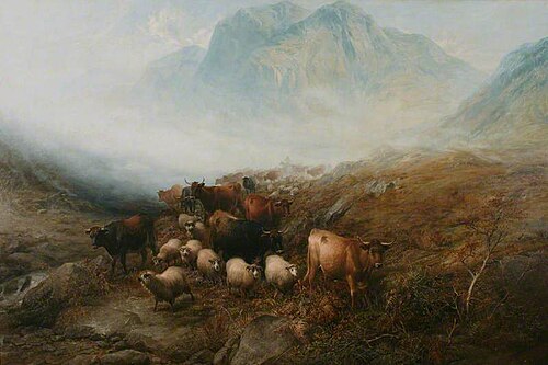 O'er the Braes of Balquhidder (Perthshire), 1896, Thomas Sidney Cooper