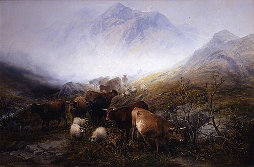 Through the Glen in a Mist, 1897, Thomas Sidney Cooper