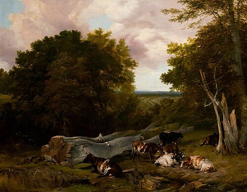 Cattle in a Landscape, , Thomas Sidney Cooper