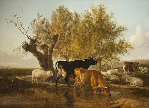 Canterbury Meadows, Evening, , Thomas Sidney Cooper