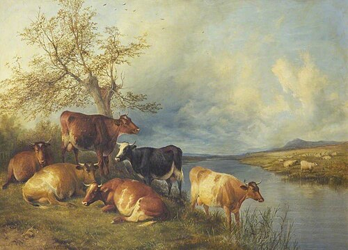 Afternoon in the Meadows, 1905, Thomas Sidney Cooper