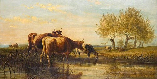Landscape with Cattle, , Thomas Sidney Cooper