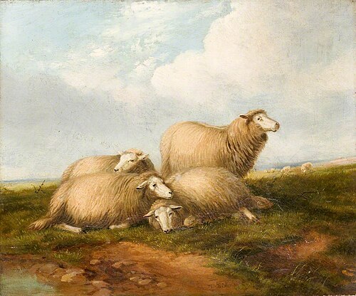 Landscape with Sheep, , Thomas Sidney Cooper