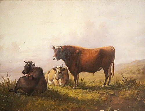 Study of Three Cows, , Thomas Sidney Cooper