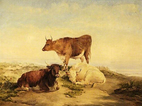 Cows, 1890, Thomas Sidney Cooper