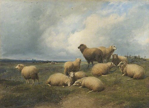 Landscape with Sheep, , Thomas Sidney Cooper