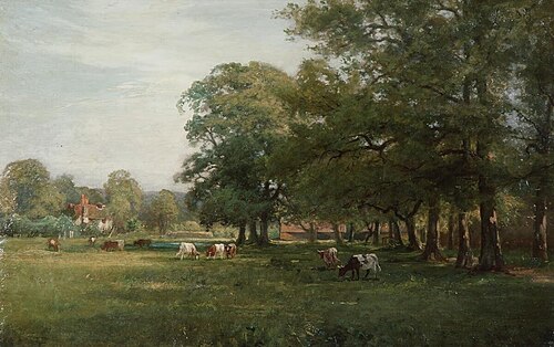 Landscape with cattle, 1890, Thomas Sidney Cooper