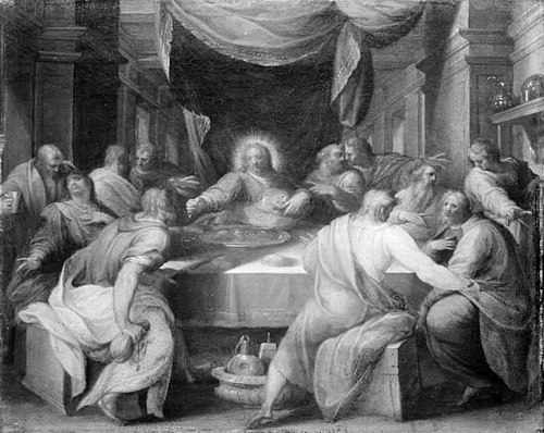 The Last Supper, 1569, Girolamo Muziano