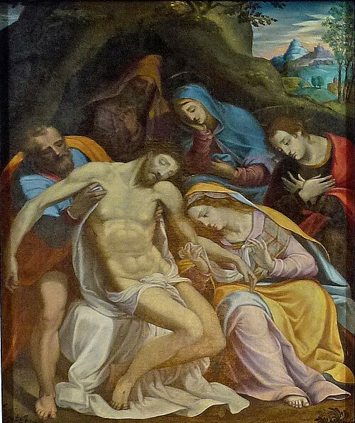 Lamentation of Christ, , Girolamo Muziano