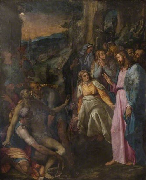 Raising Of Lazarus, 1560, Girolamo Muziano