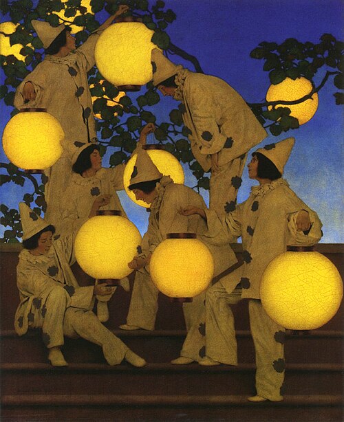 The Lantern Bearers, 1908, Maxfield Parrish