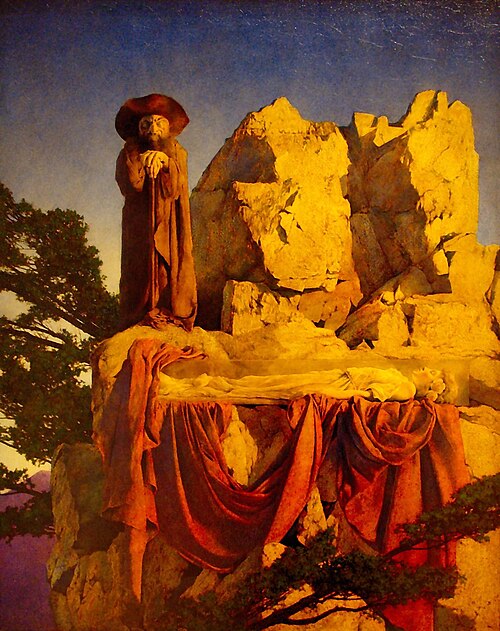 From the Story of Snow White, 1912, Maxfield Parrish