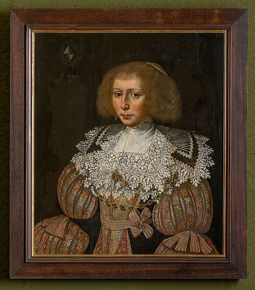 Portrait of a woman, probably Heilwig Vijgh (1610-1674), 1631, 