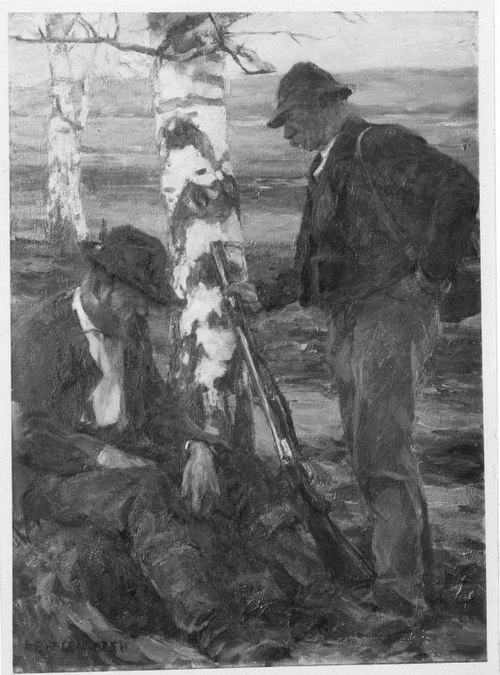 Jäger, 1902, Emanuel Hegenbarth