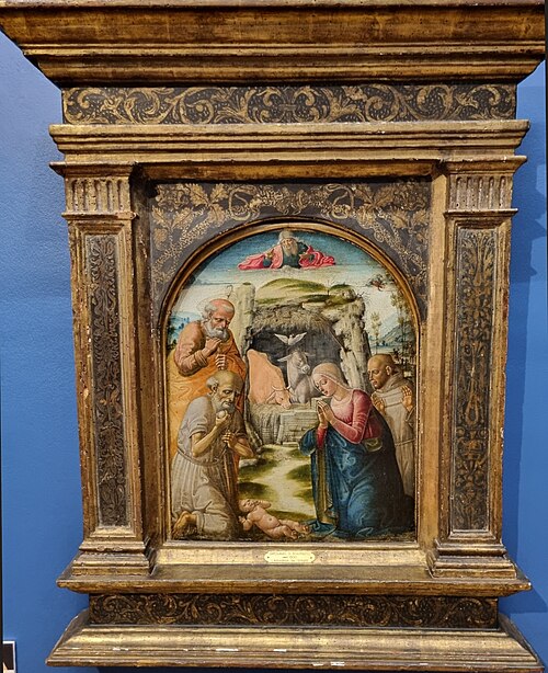 L'Adoration de l'Enfant, , Girolamo di Benvenuto