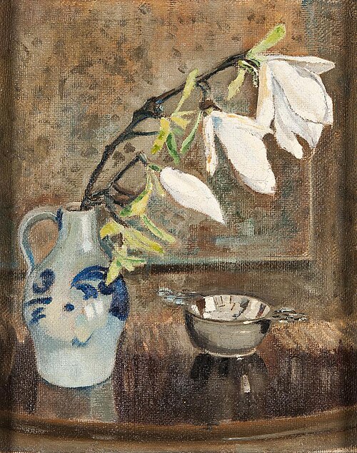 Kan met Magnolia, 1906, Emanuel Samson van Beever
