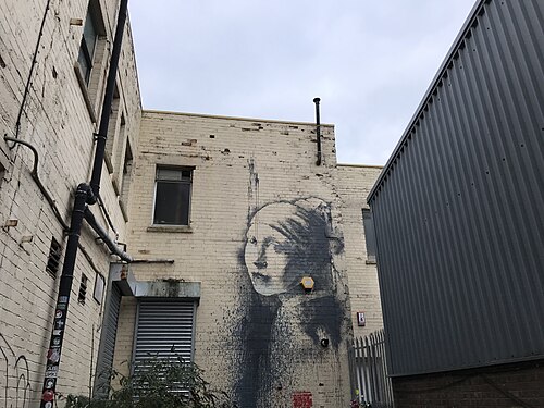 Girl with a Pierced Eardrum, , Banksy