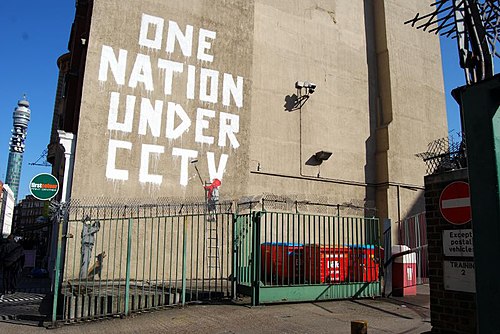 One Nation Under CCTV, 2007, Banksy