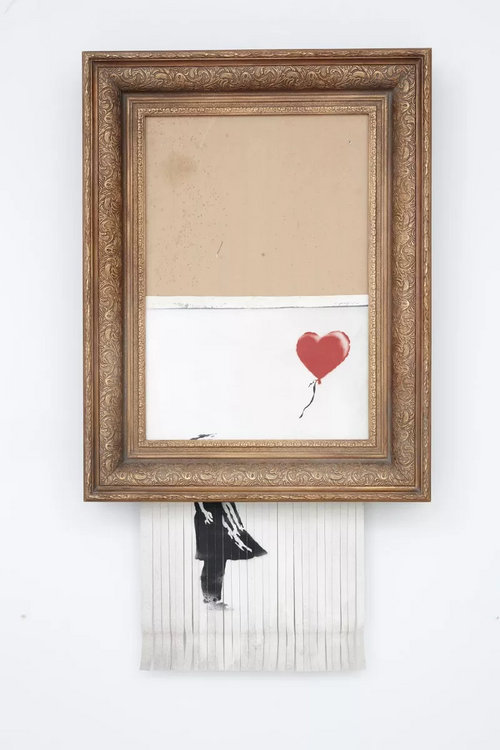 La Petite Fille au ballon, 2018, Banksy