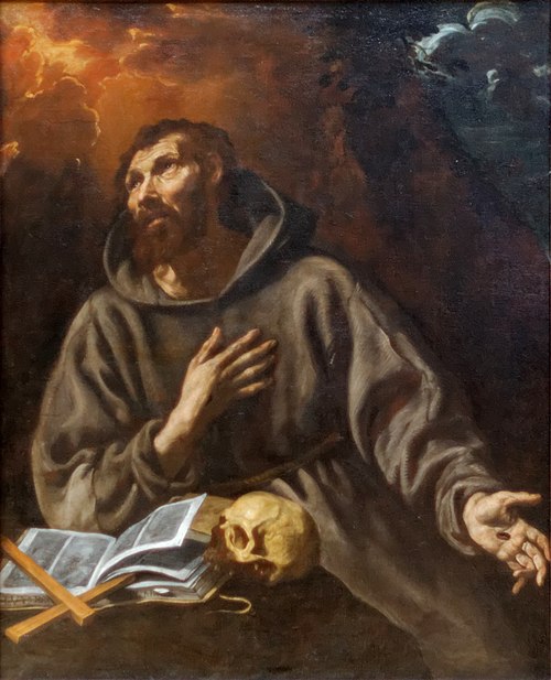 La Vision de saint François d'Assise, 1610, Luis Tristán