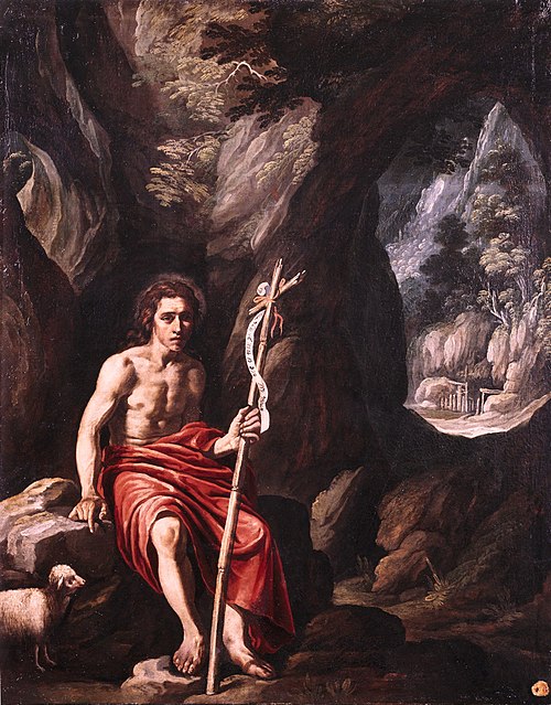 Saint John the Baptist in the Desert, 1601, Luis Tristán