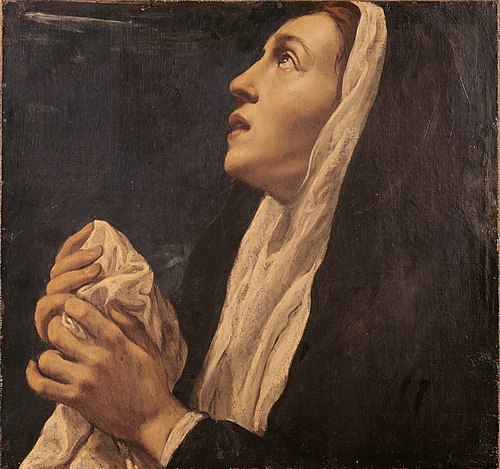 Weeping Female Saint, 1616, Luis Tristán