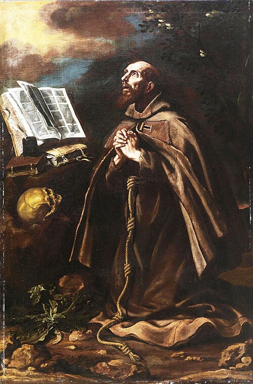 Saint Peter of Alcántara, 1601, Luis Tristán