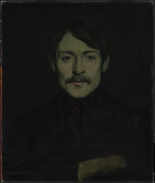 Bildnis des Malers Carl Hofer, 1900, Emil Rudolf Weiss