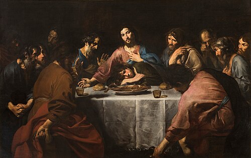 La Cène, 1625, Valentin de Boulogne