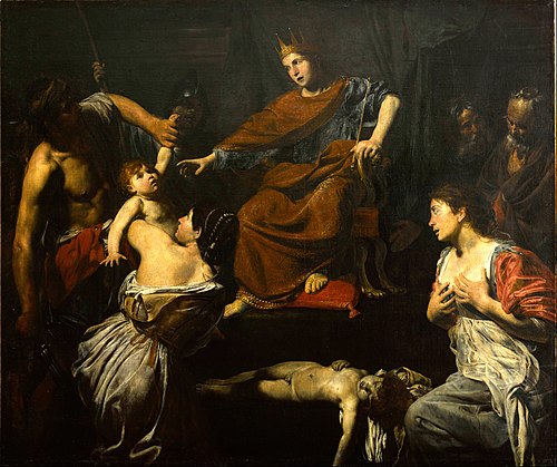 Le Jugement de Salomon, 1625, Valentin de Boulogne