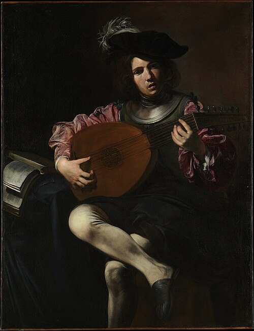 Le Joueur de luth, 1625, Valentin de Boulogne